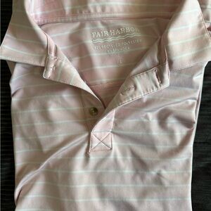 Fair Harbor Light Pink Striped Shirt